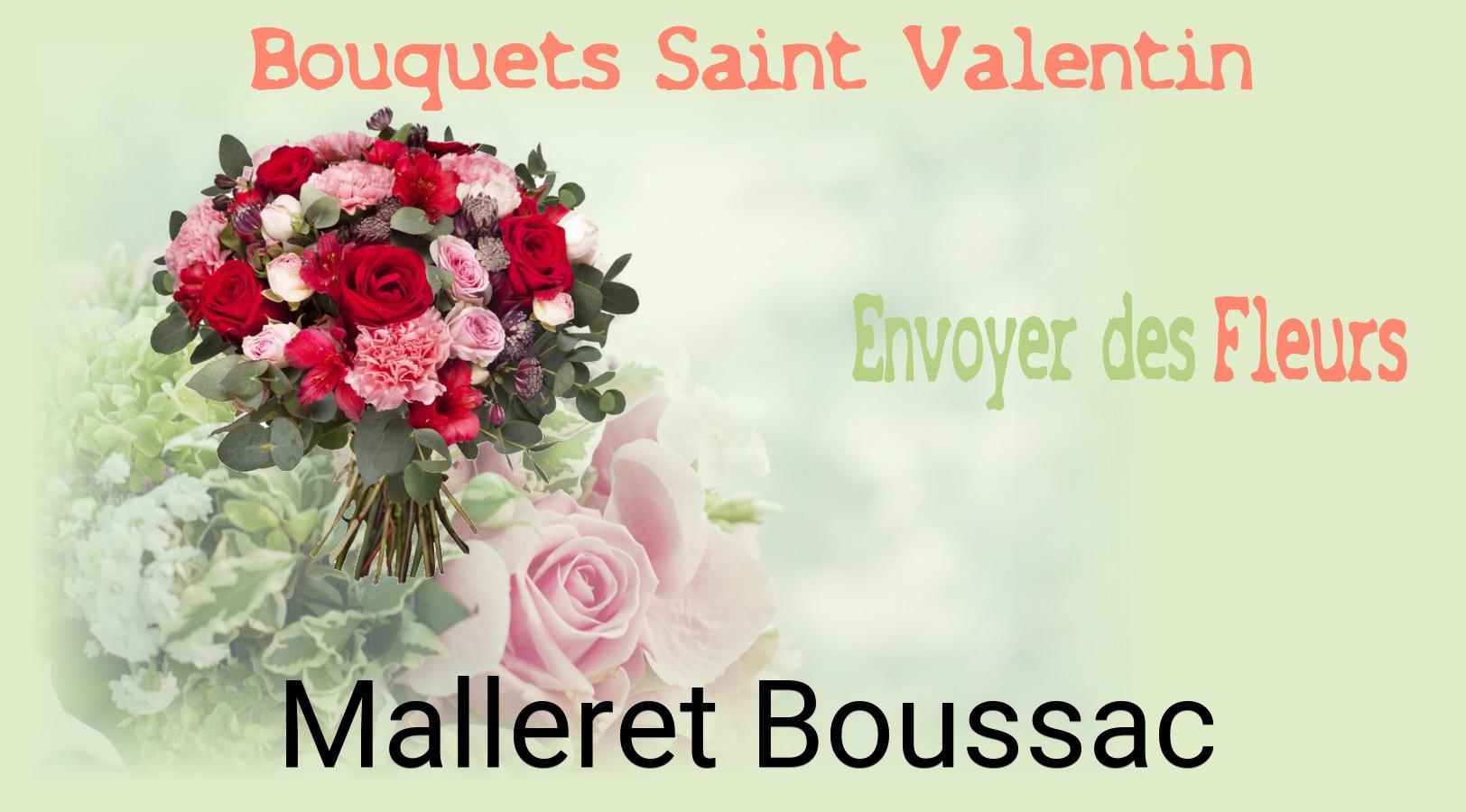 Roses de Saint-Valentin livrées à Malleret-Boussac